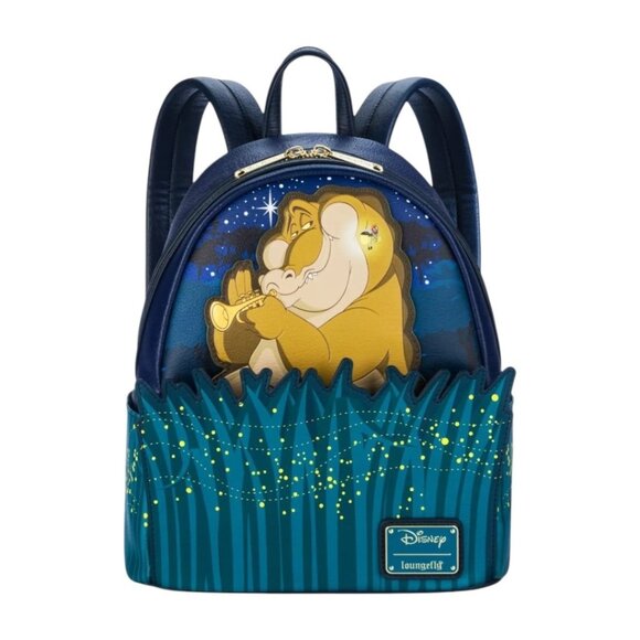 Disney100 Loungefly Princess and the Frog Louis Ray Glow in Dark Mini Backpack main image 12